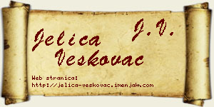 Jelica Veškovac vizit kartica